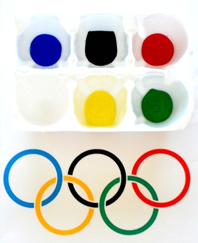 Olympic rings kids craft supplies