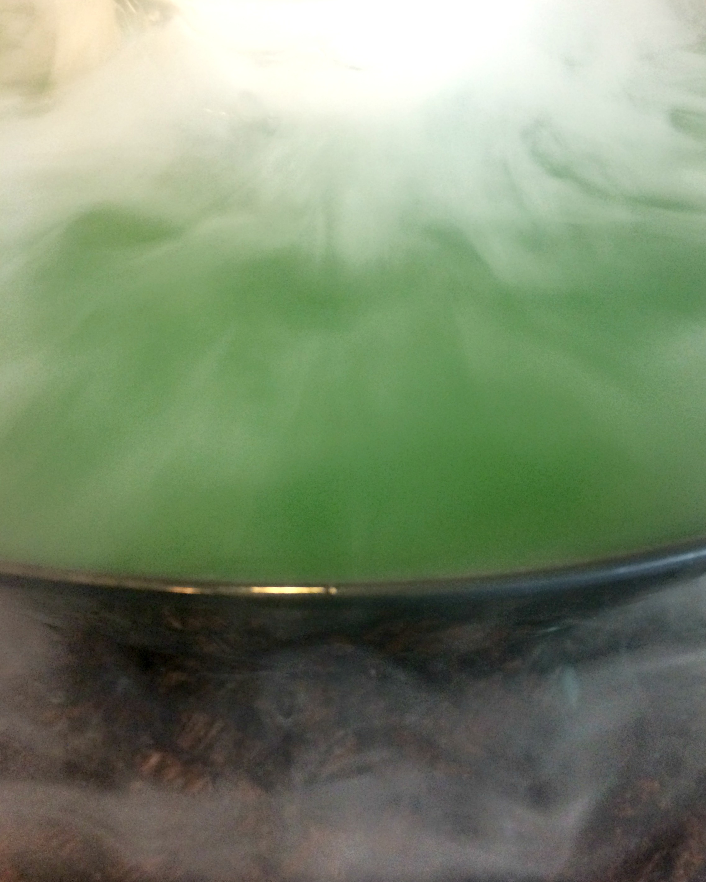 Evil Queen's punch dry ice