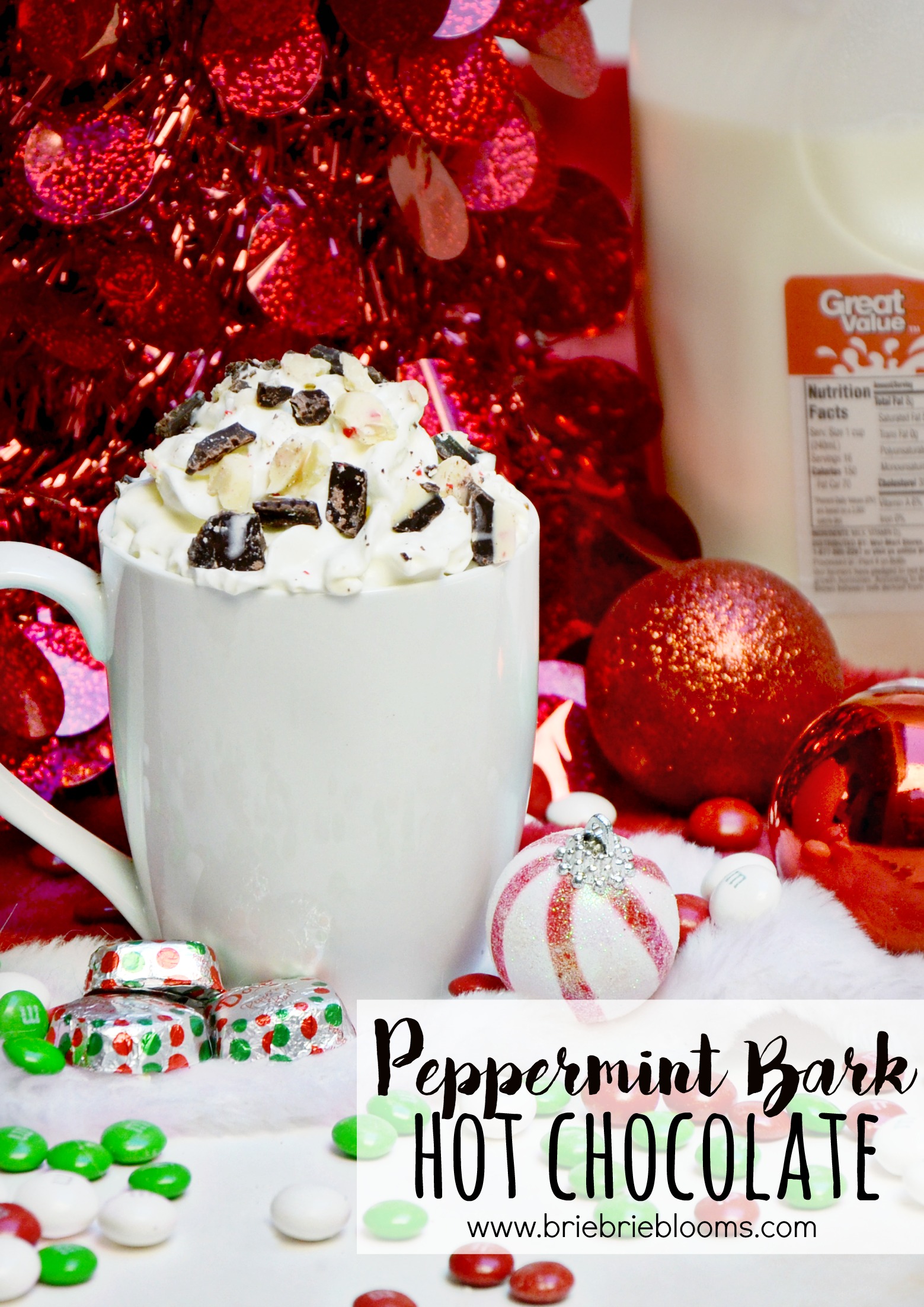 Peppermint Bark Hot Chocolate recipe