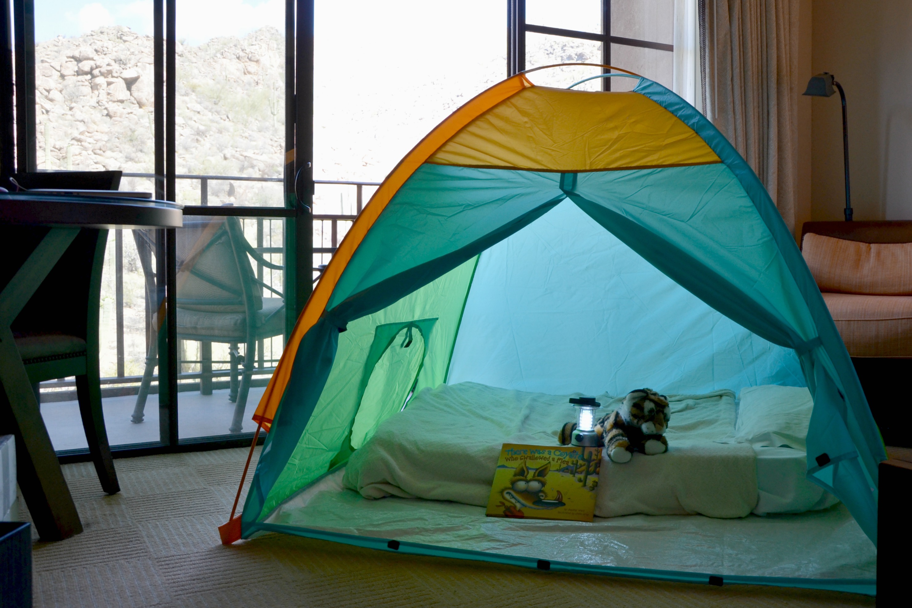Ritz Carlton Dove Mountain in room tent