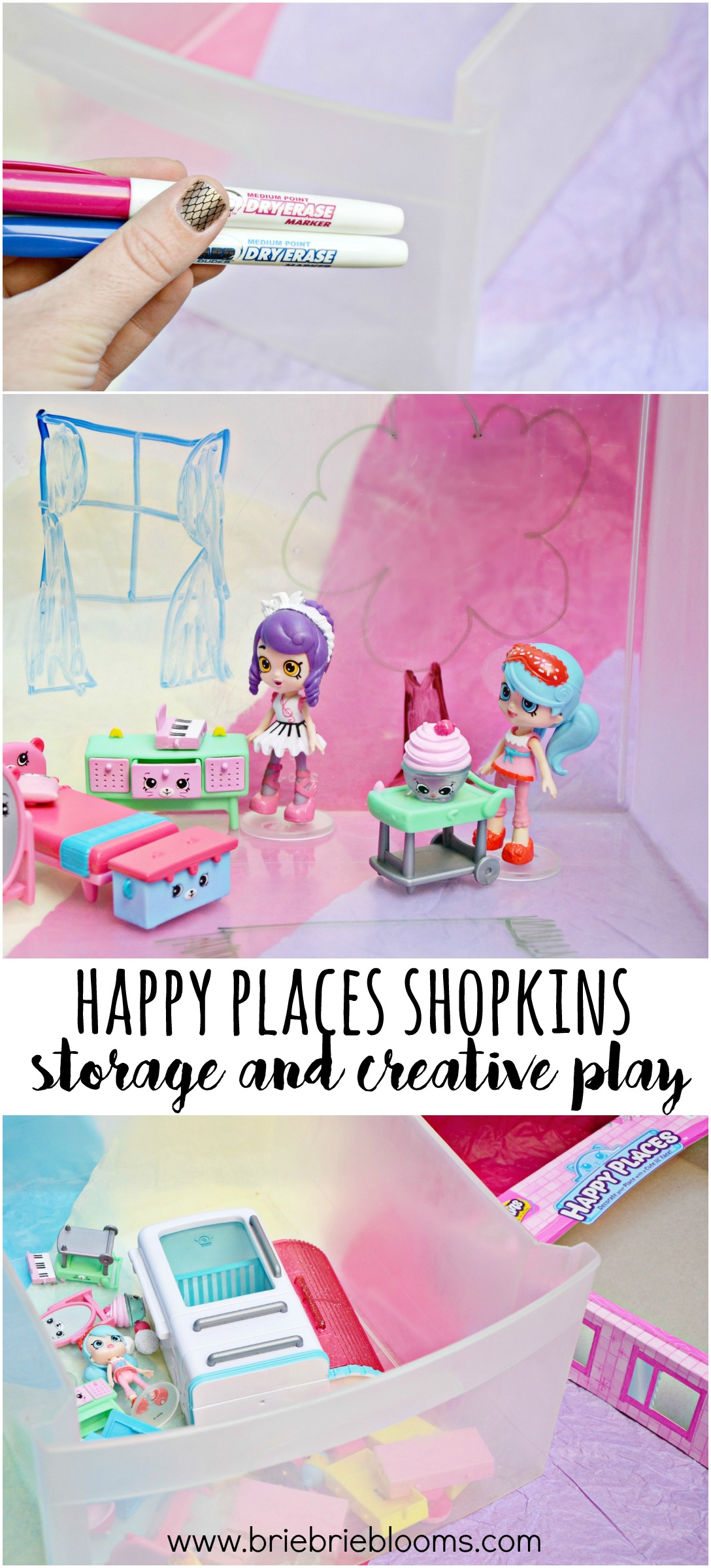 Happy Places Shopkins storage and creative play