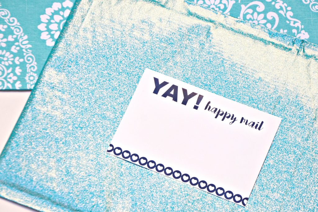 Recycled Mailer DIY Happy Mail Packaging Brie Brie Blooms