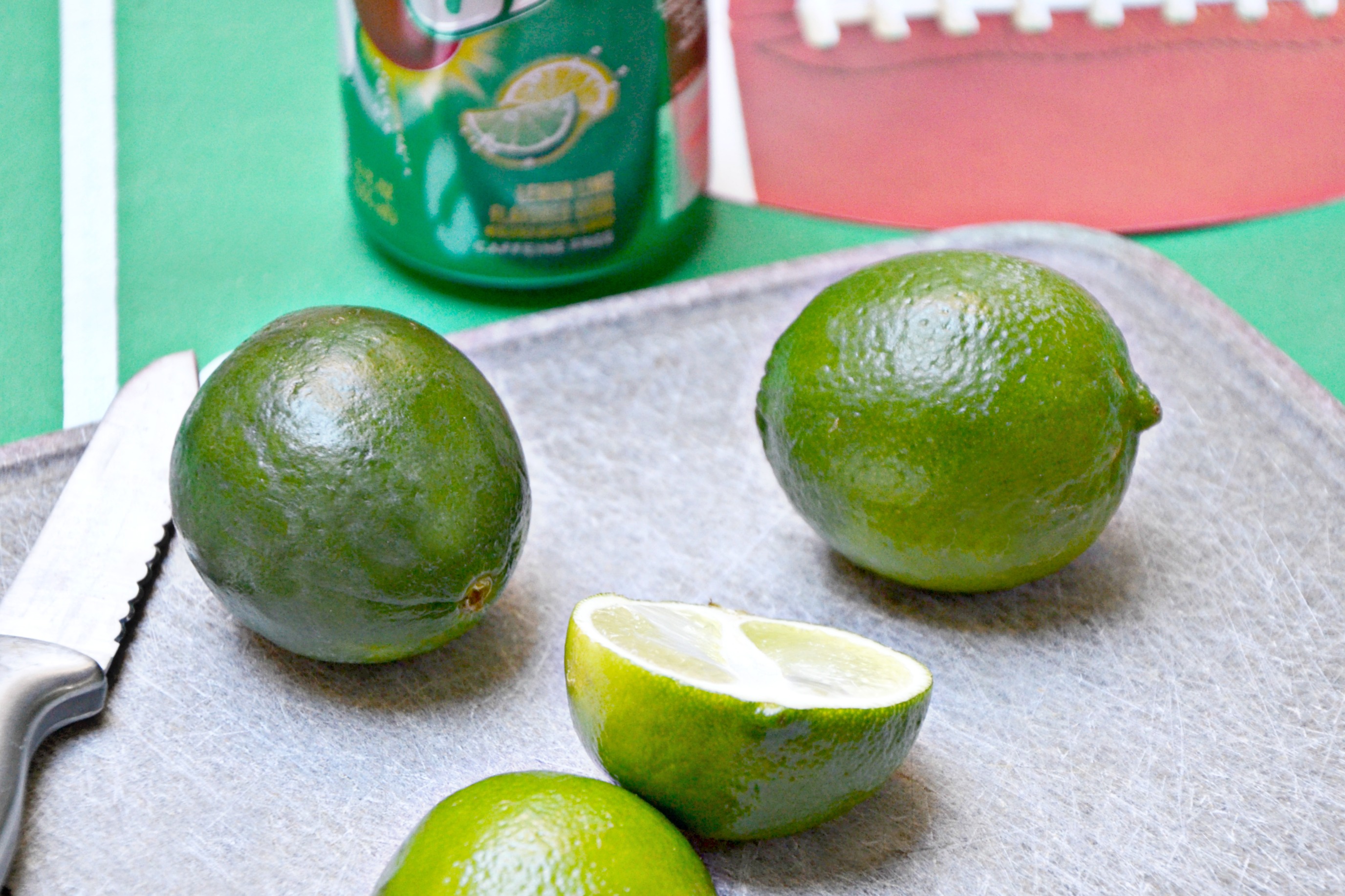 7UP Game Day Margarita limes
