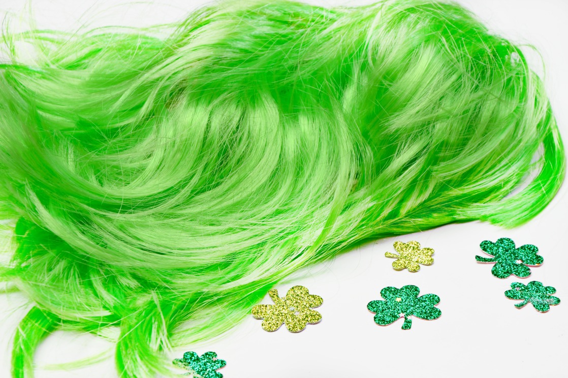 Oriental Trading Green Wig