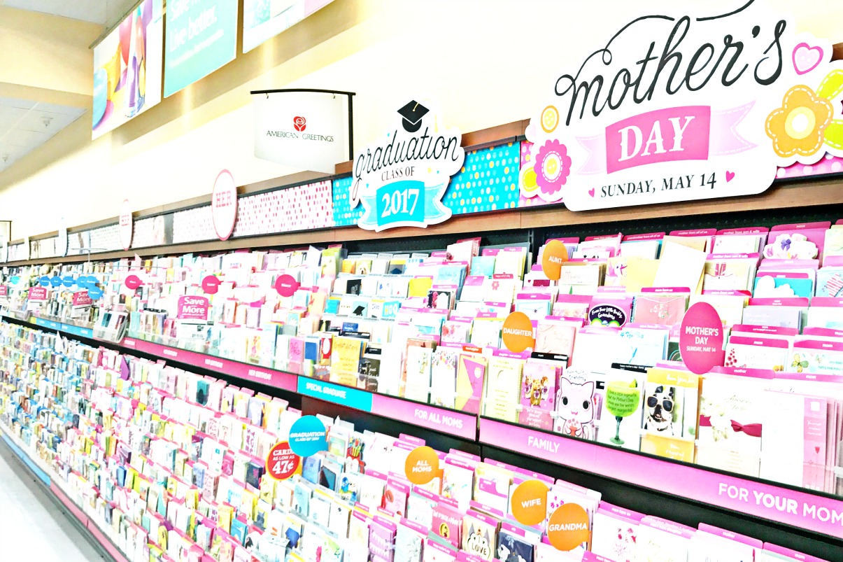 Find American Greetings Mother's Day cards at Walmart to go perfectly with your photo inspired tissue paper transfer art.