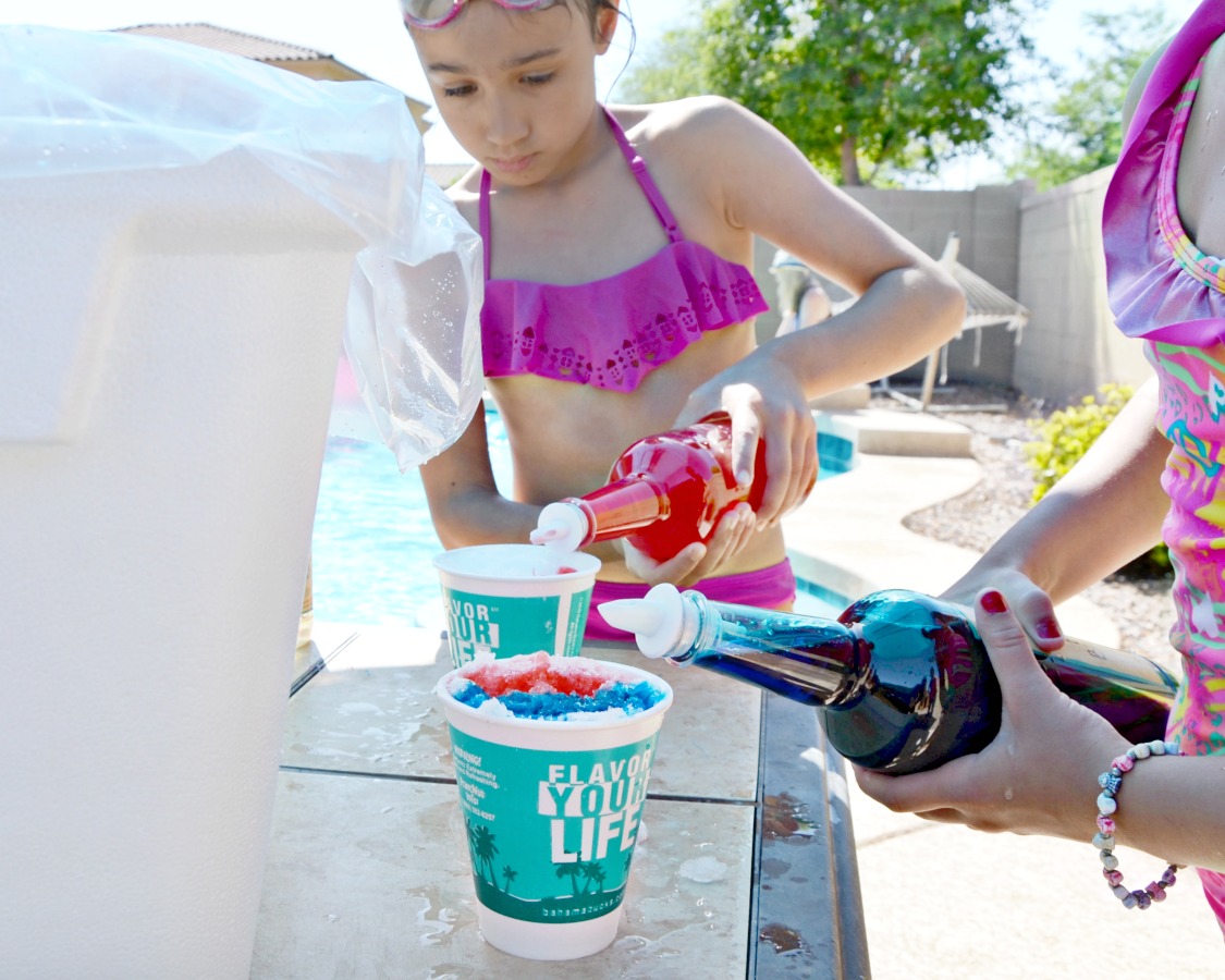 Celebrate at your next birthday party with a Bahama Buck's shaved ice party pack instead of cake!