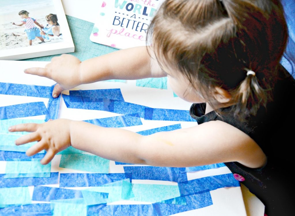 Photo Inspired Tissue Paper Transfer Art Brie Brie Blooms