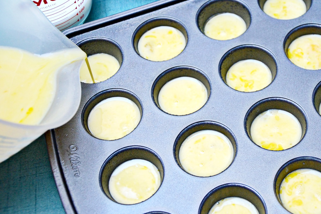 Make a variety of mini egg muffin breakfast bites for a great family breakfast and start to the day with protein and veggies.