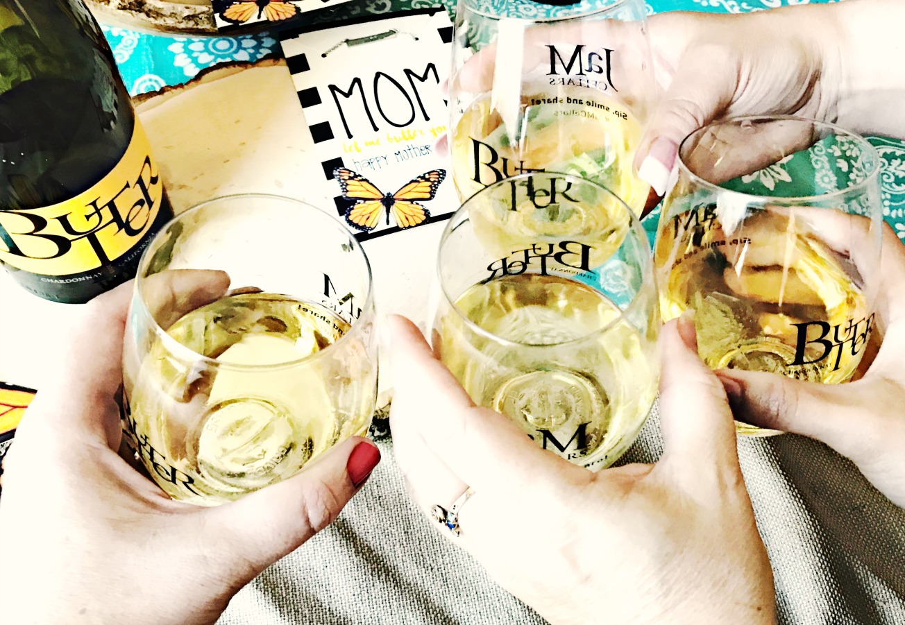 Host a "Let Me Butter You Up" Mother's Day Wine Party and share all your favorite things about parenthood, JaM Cellars Butter, with your best mom friends.