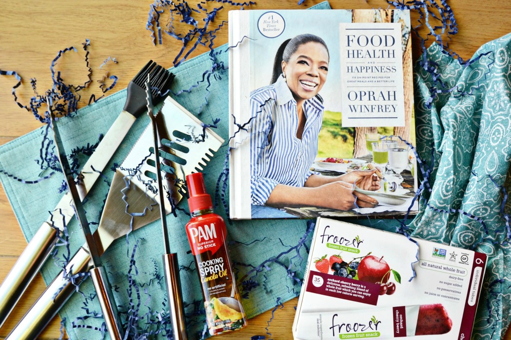 Outdoor entertaining doesn't have to be complicated with these easy grilling and other food ideas. Oprah's cookbook, PAM cooking spray, True Value grill tools and Froozer fruit snacks are a great foundation to easy outdoor entertaining.