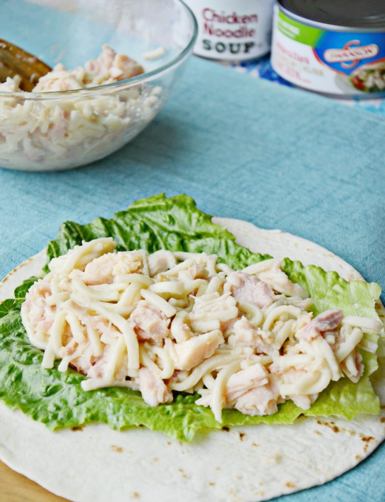 Chicken Noodle Soup Wraps Brie Brie Blooms