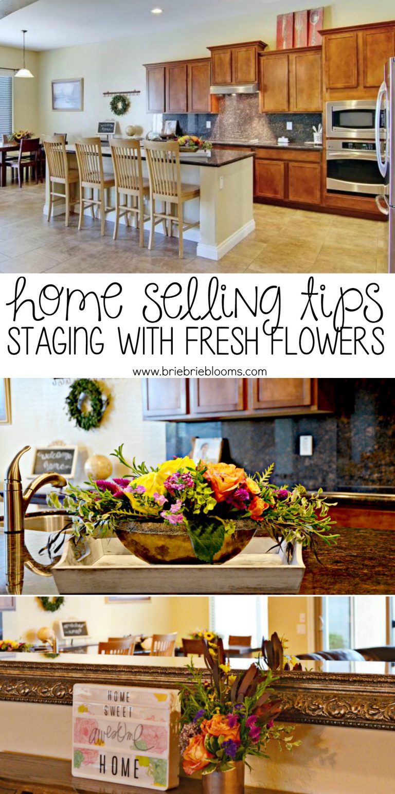 Home Selling Tips Staging with Fresh Flowers Brie Brie Blooms