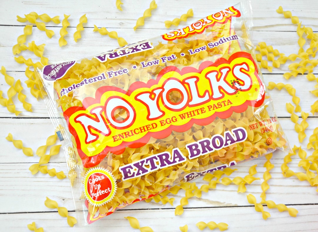 No Yolk egg white noodles is a great healthy alternative to egg noodles and a perfect substitute for your favorite egg noodle recipes!