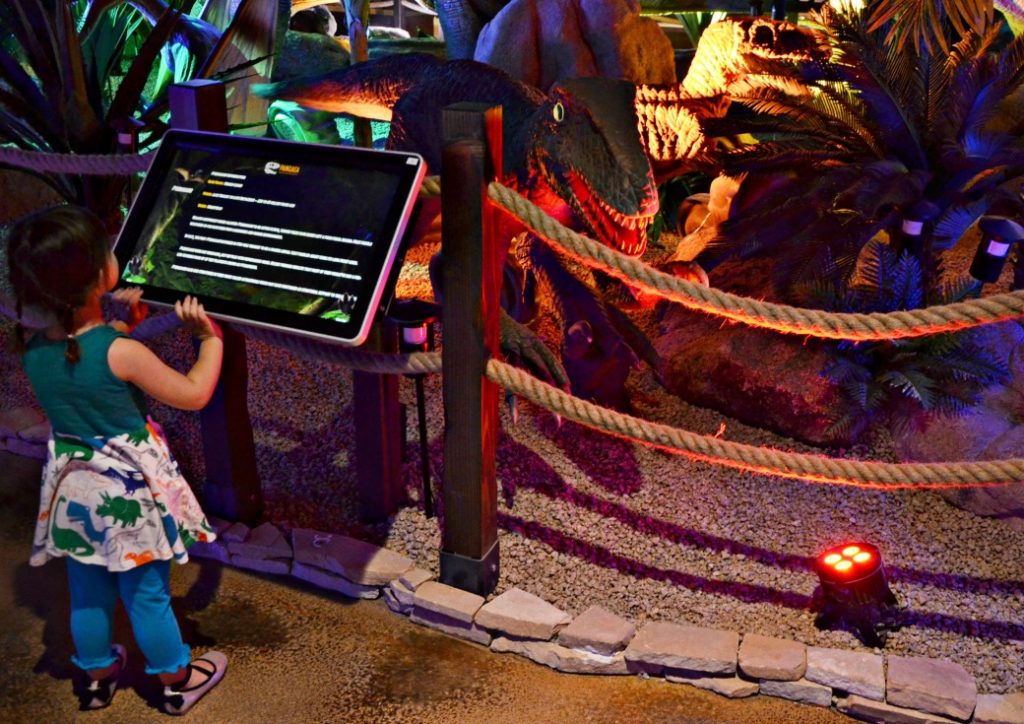 The new Arizona dinosaur park, Pangaea Land of the Dinosaurs, is a great educational experience with over 50 animatronic dinosaurs!