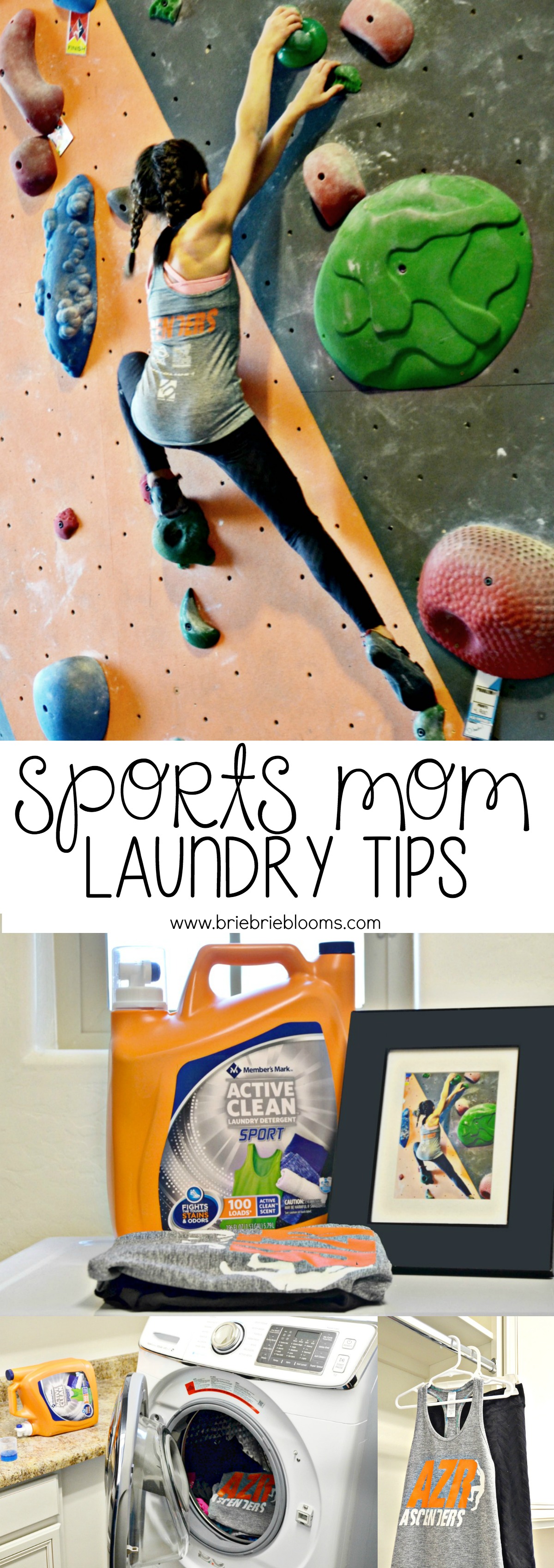 My sports mom laundry tips help keep me from feeling overwhelmed by the amount of practice and competition clothes that end up in our laundry room. 