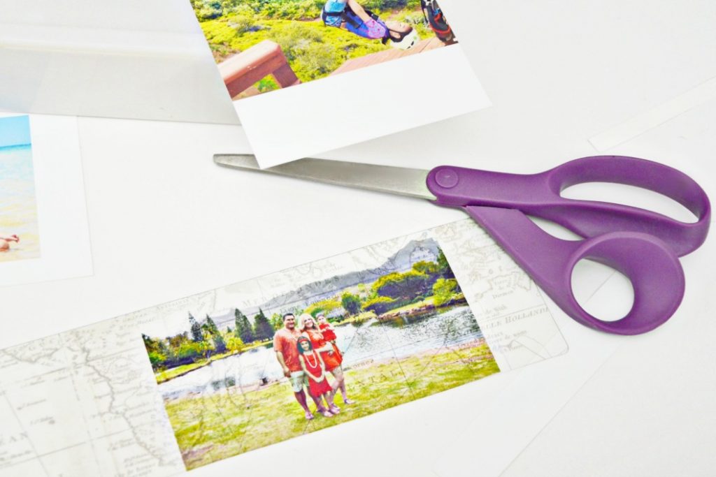 Update your home lightbox with easy DIY lightbox photo strips for travel inspiration. Display family vacation photos to remind you to use vacation days!