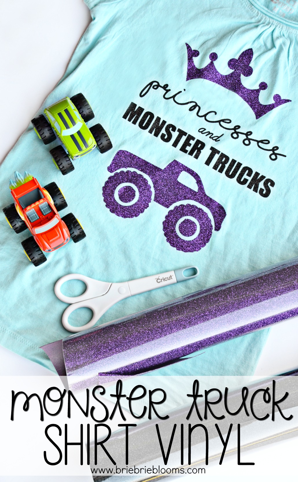 Make this fun princesses and monster trucks shirt to wear to Monster Jam® Live in Phoenix!