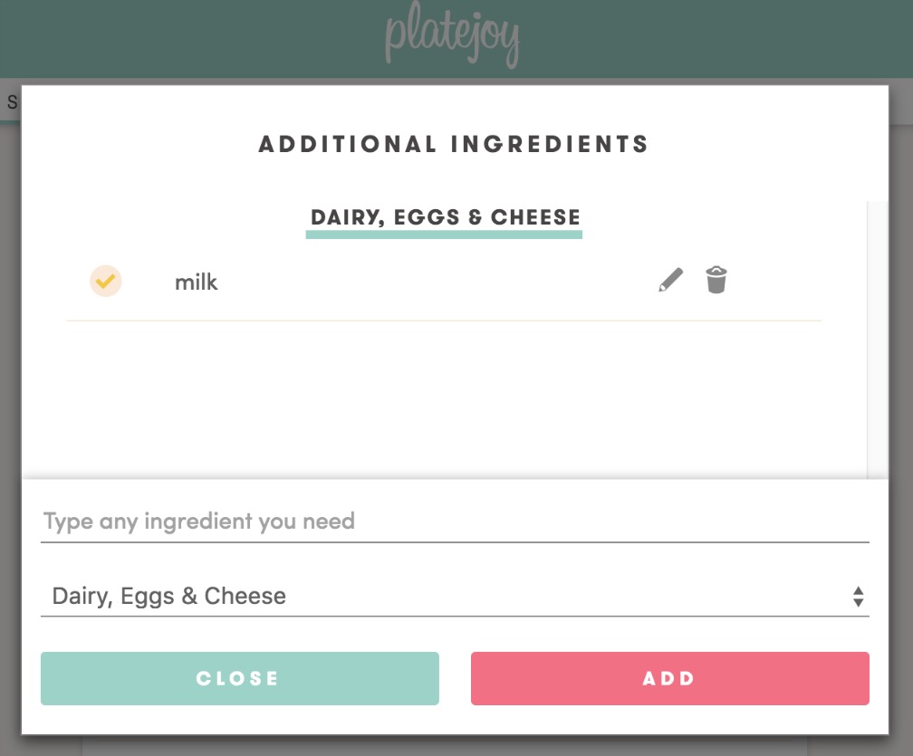 PlateJoy is a personalized meal planning service that makes healthy eating easy. The customized plan is easy to follow and caters to your family's needs.