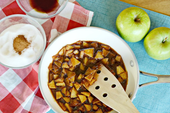 Make these easy Cinnamon Apple Tofu Strudels with homemade apple filling for a new healthy variation of a favorite breakfast recipe.