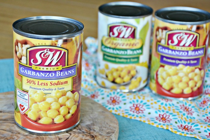 Garbanzo beans are an excellent protein source and can be purchased in several different varieties from S&W Beans including less sodium, core and organic.
