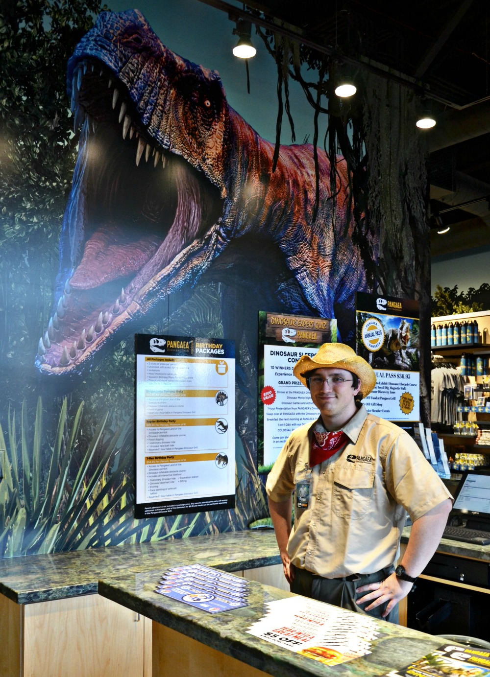 Host the ultimate dinosaur party at Pangaea Land of the Dinosaurs in Scottsdale, Arizona. The friendly staff and guides handle everything!