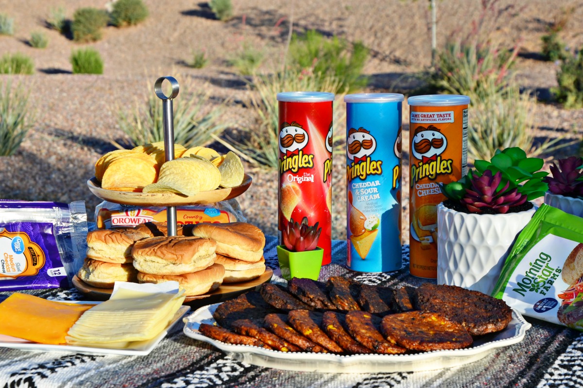 Host an over the top Dinner in the Desert Burger Bar Party.