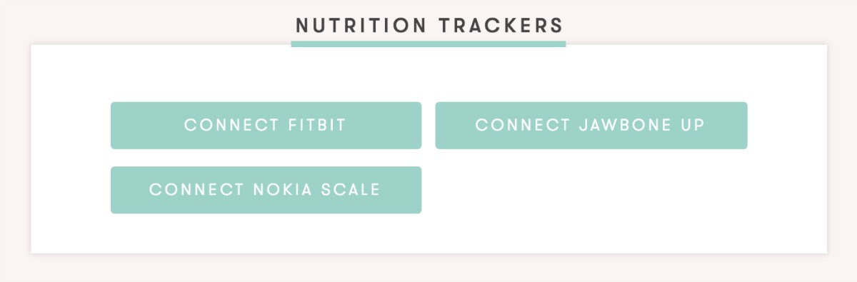 Meal planning for weight loss with PlateJoy is easy because you can connect your fitness and nutrition trackers to the app.