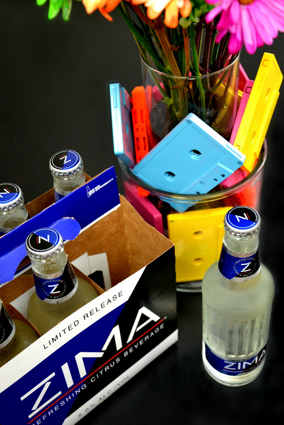 Do you remember Zima®? It's back for a limited time and we made this easy cassette tape vase to celebrate.