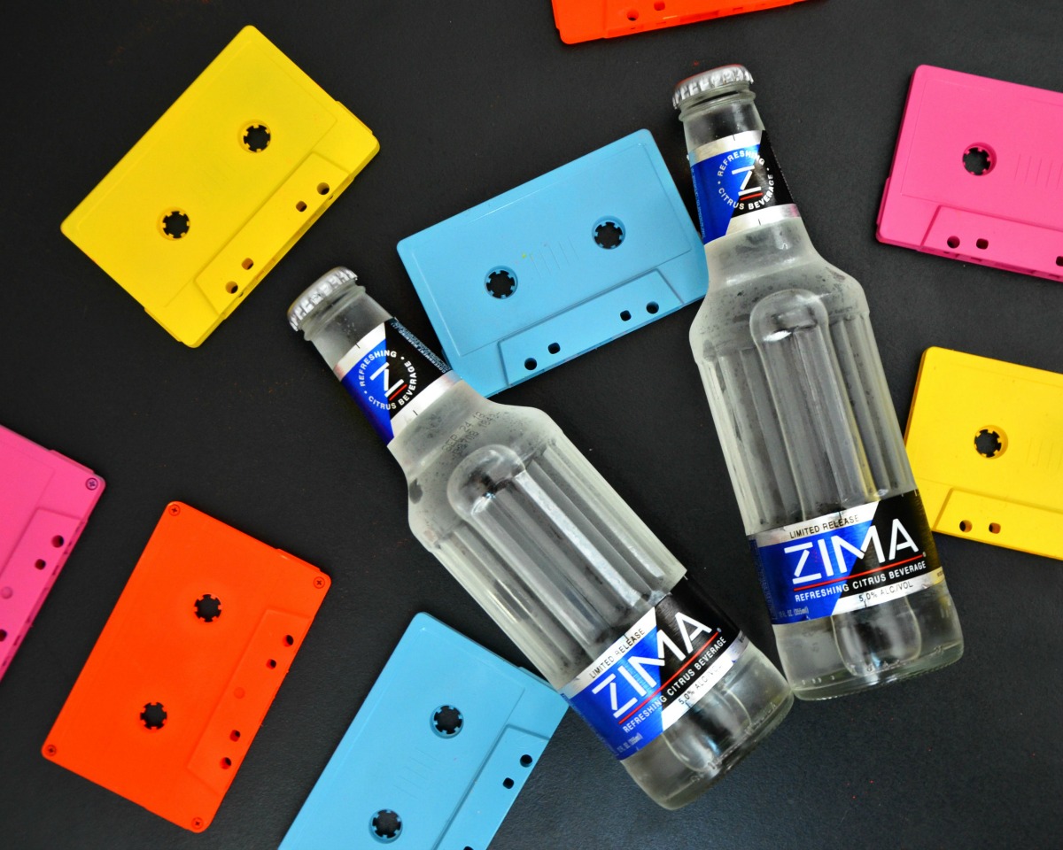 Zima® is making a quick comeback this summer and is perfect for a throwback party featuring more favorites like spray painted neon cassette tapes.