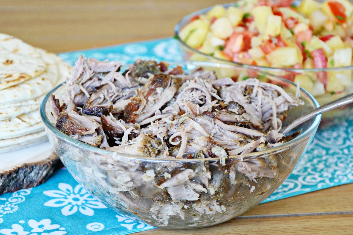 This pulled pork on a gas grill was an easy dinner solution for busy summer nights.