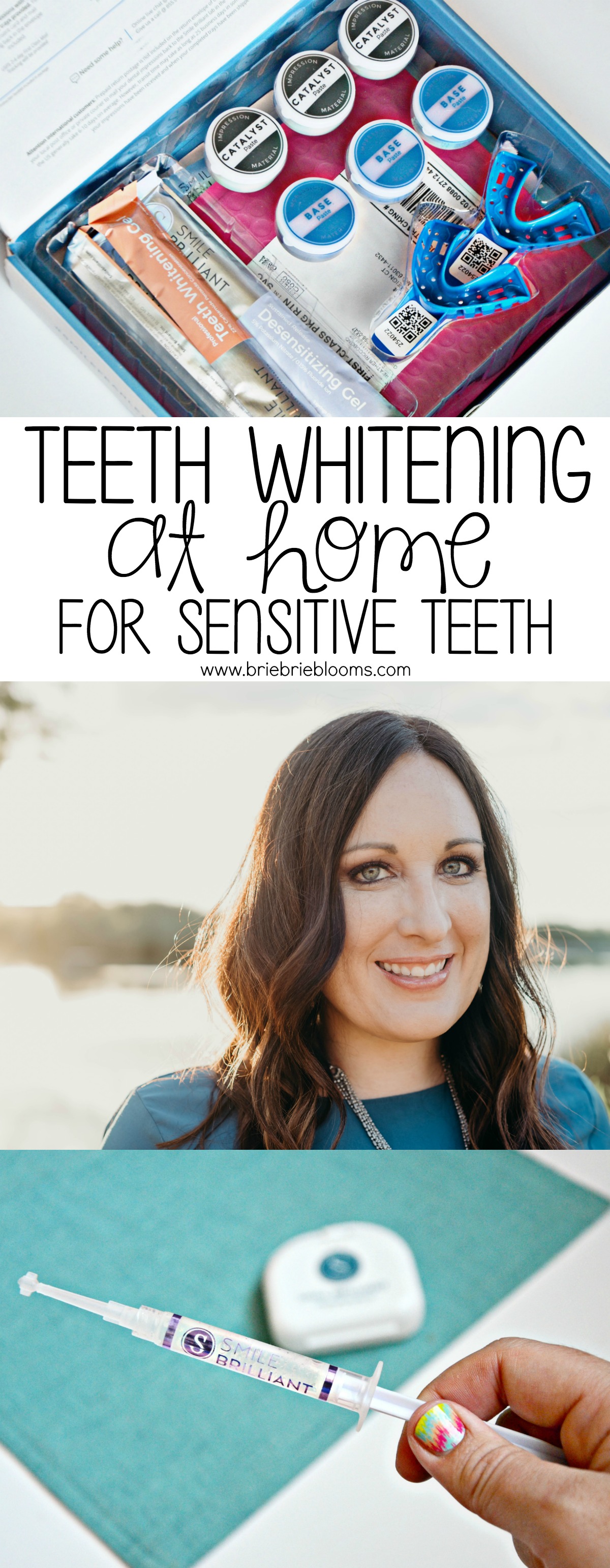 Teeth whitening at home for sensitive teeth is easy with Smile Brilliant. 