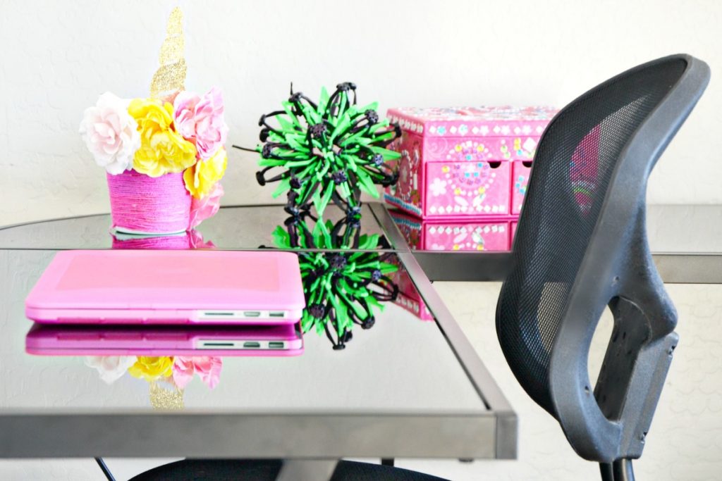 Unicorn Desk Organizer DIY Pen Holder Brie Brie Blooms