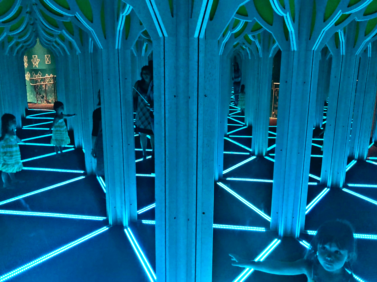 Spend the day at the Arizona Science Center exploring the new mirror maze.
