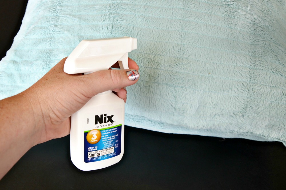 Anything soft that lice may have been in contact with should be treated with the lice control spray. Protect your home by using Nix Ultra® as soon as you have identified your child does have lice.