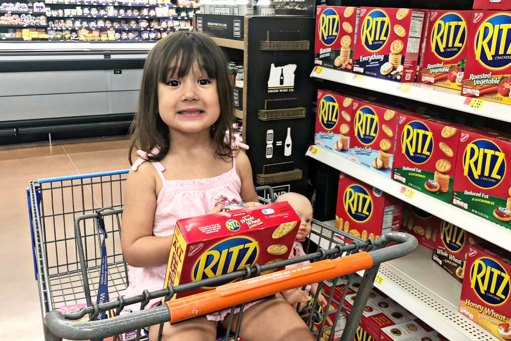 Save on RITZ Crackers at Walmart with the Ibotta offer.
