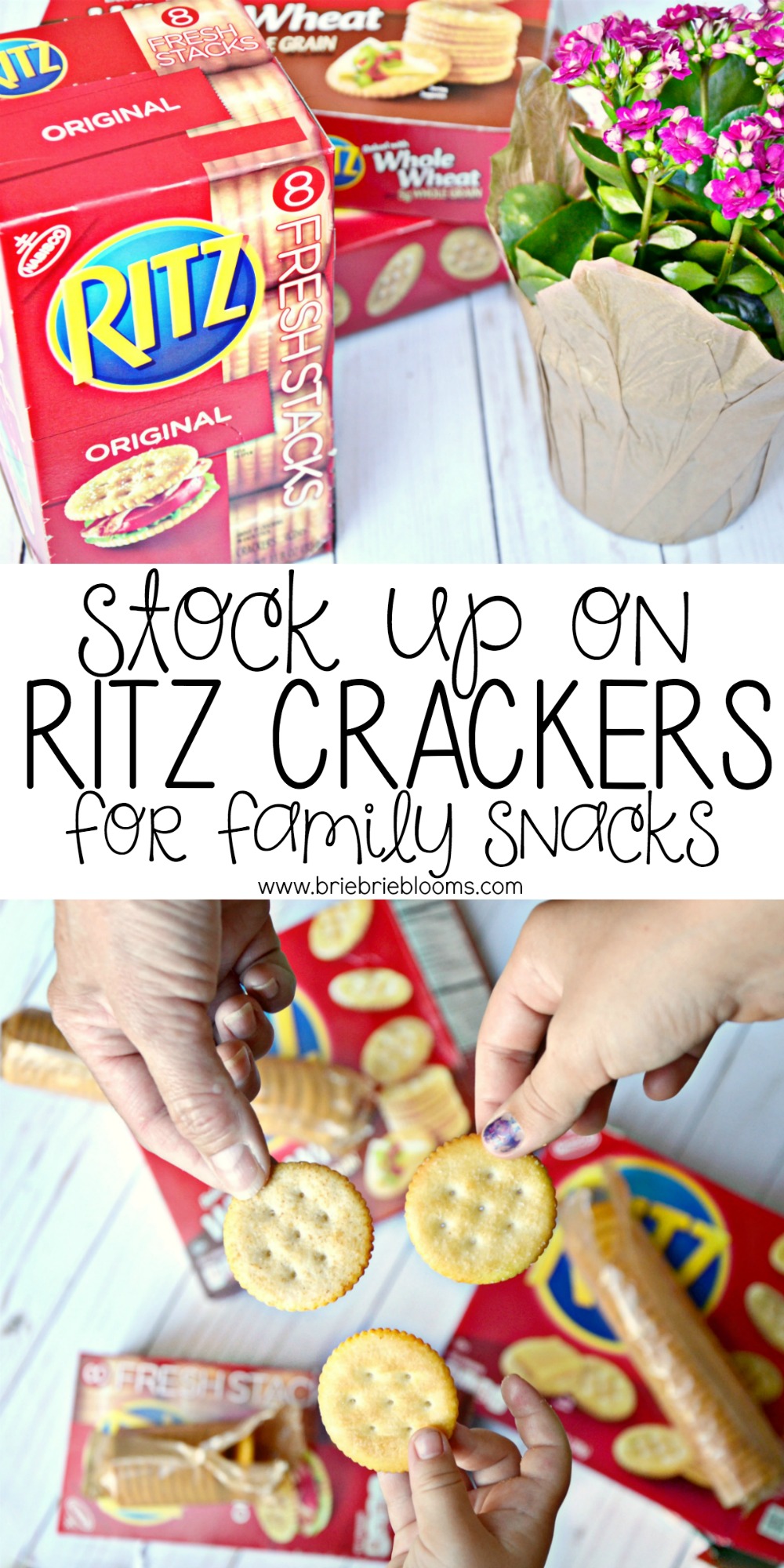 Stock up on RITZ Crackers for family snacks at Walmart and save with the Ibotta app.