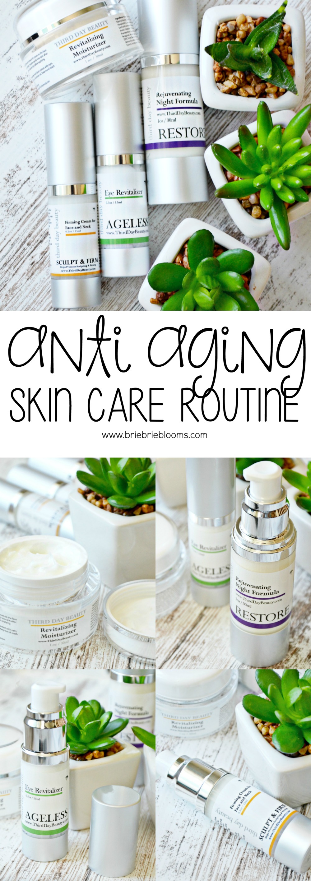 Use products with high quality ingredients for your anti aging skin care routine.