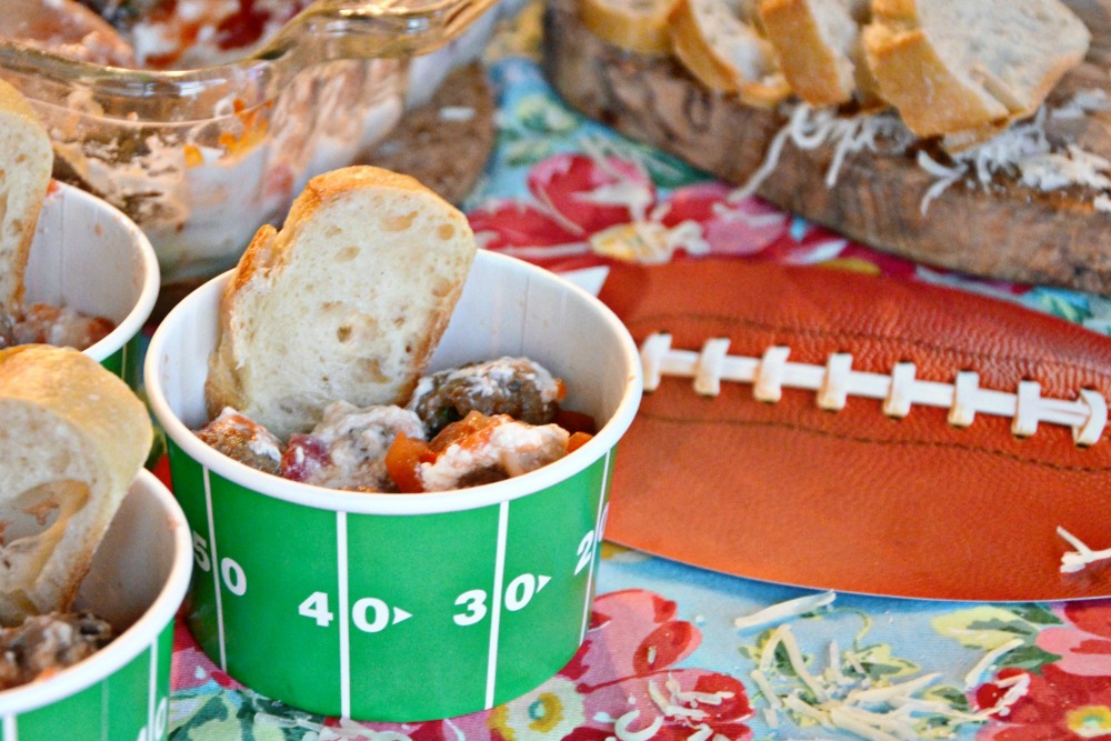 Make this easy Italian meatball dip recipe for game day and family meals!