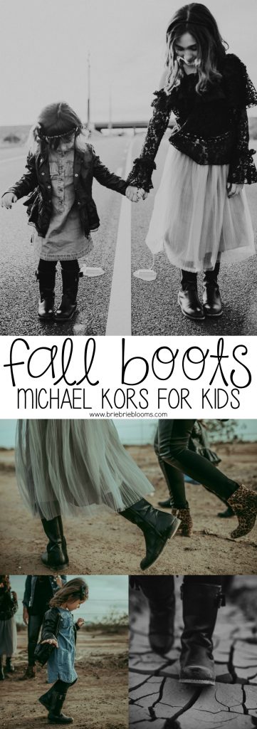 Matching boots and so much love is exactly how I want to always remember fall. Shop KidsShoes.com for matching siblings shoes and these Michael Kors for Kids Emma Valley boots.