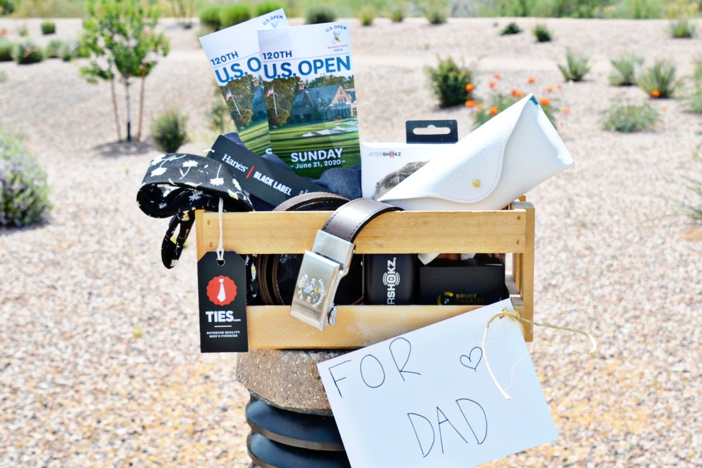 This crate is full of Father's Day gifts for the active dad.