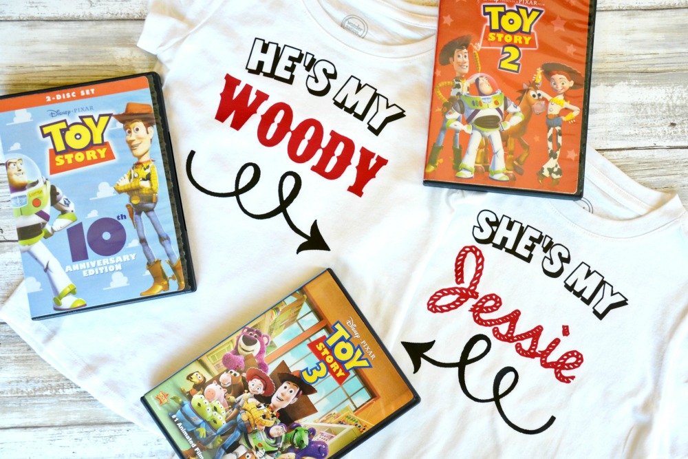 These DIY Toy Story friends shirts are the cutest!