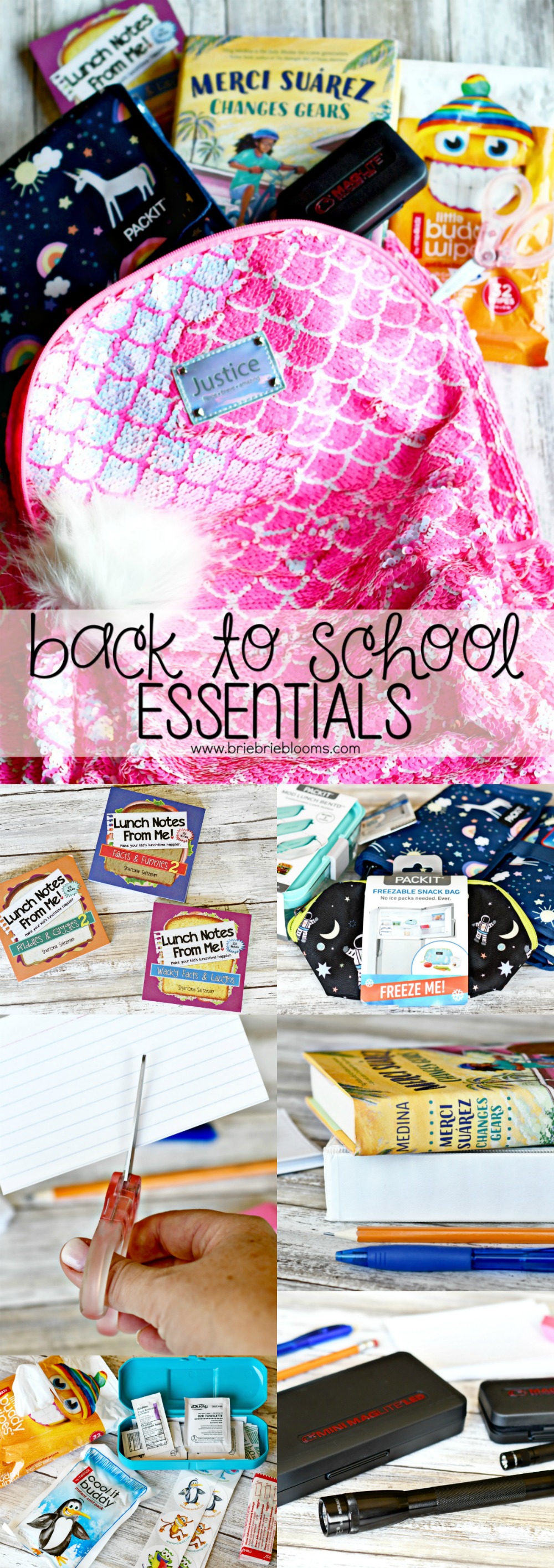 See all our favorite back to school essentials including backpacks, lunchboxes, lunch notes, first aid kits, flashlights, books, classroom supplies and more!