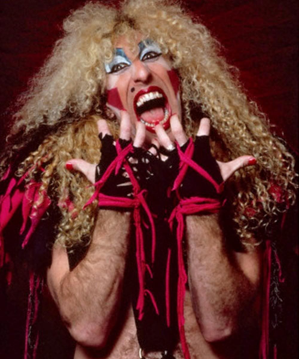 Dee Snider's iconic red and black concert outfit was inspiration for our DIY Twisted Sister Dee Snider kid costume.
