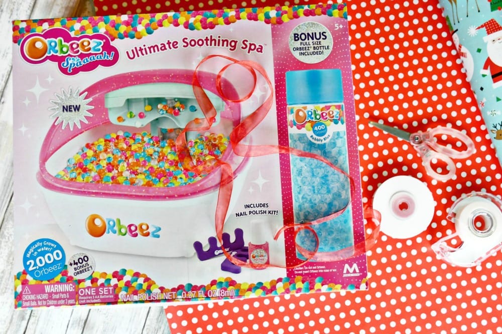 The Orbeez ultimate soothing spa is a great gift for preschool-aged girls.