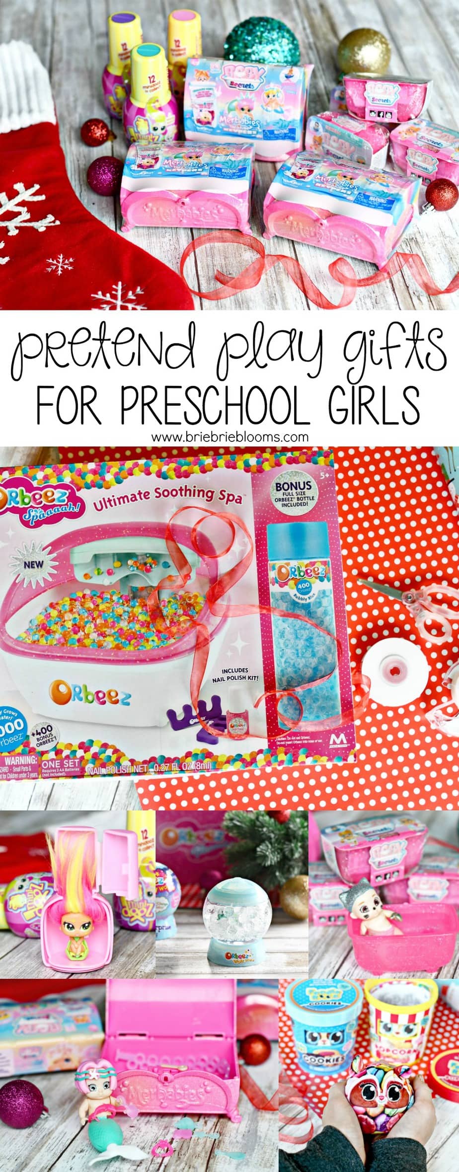 This list of pretend play gifts for preschool girls is great for children who play independently. 