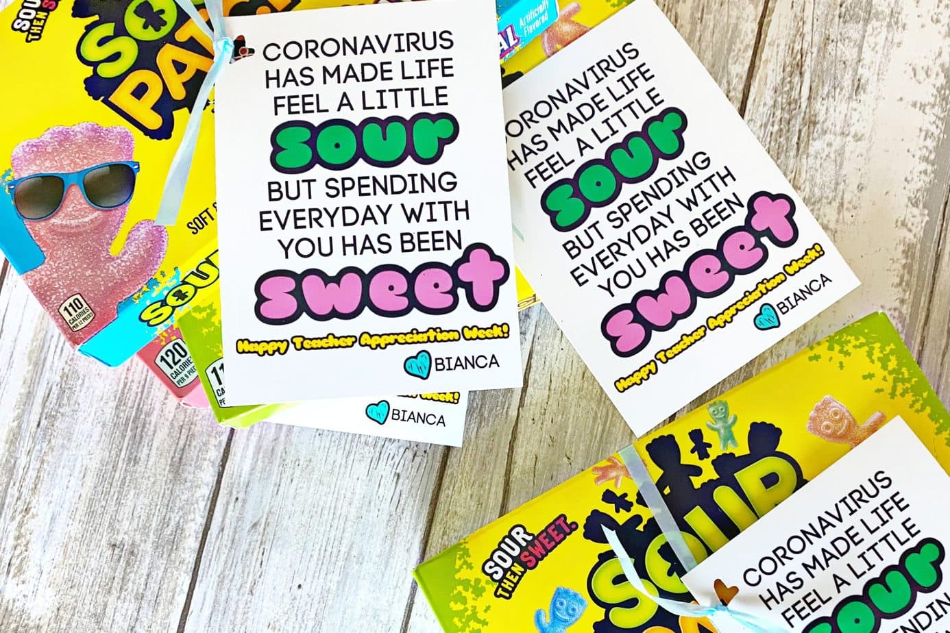 Quarantine Gift Idea | Coronavirus Teacher Appreciation Gift - Brie ...